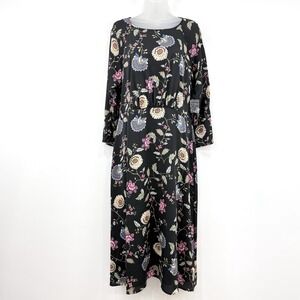 Vince‎ Camuto Dress Womens 12 Floral NWOT Whimsigoth Cottagecore Pilgrim Midi